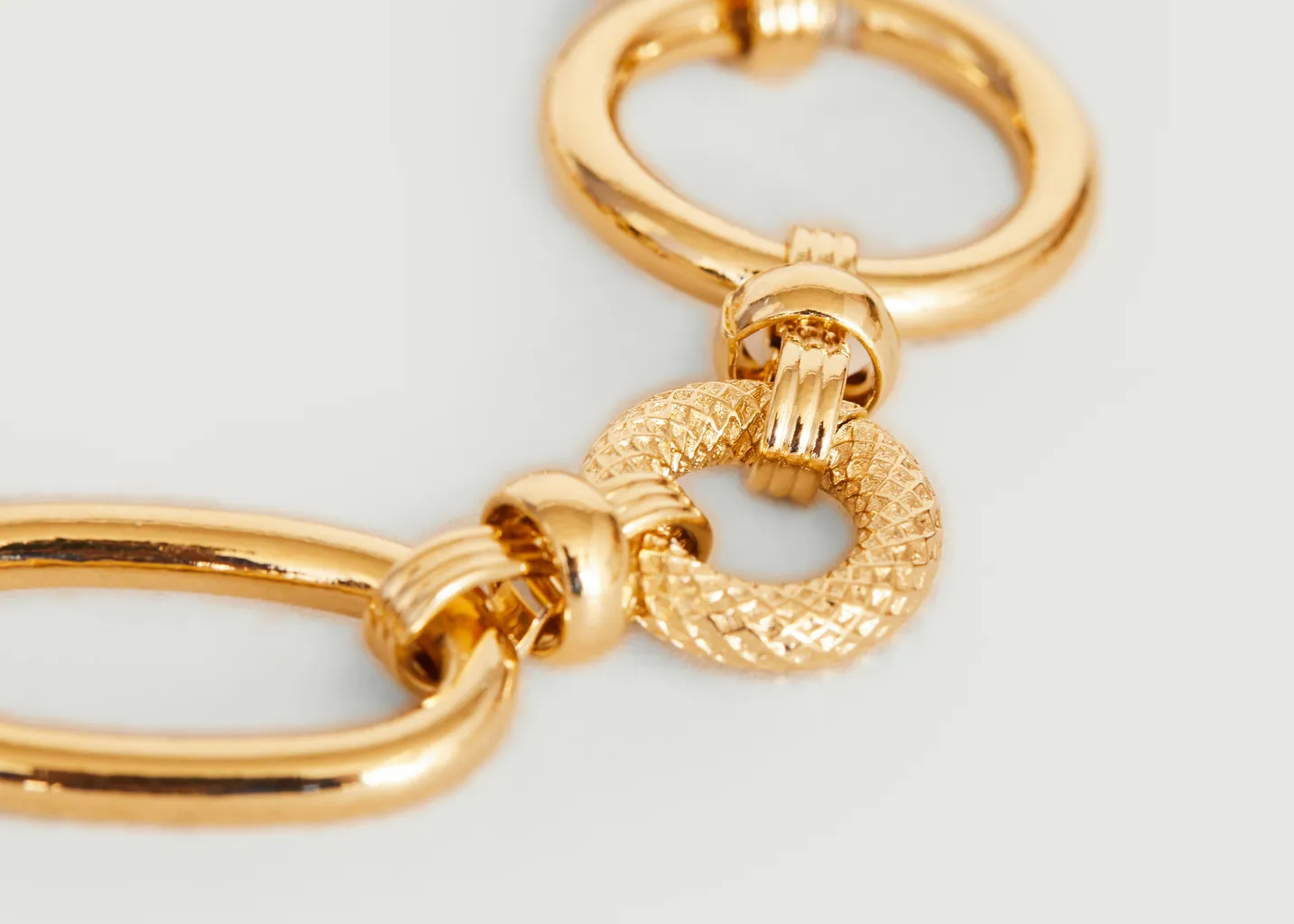 Bracelet Charlotte en laiton doré Louise Damas