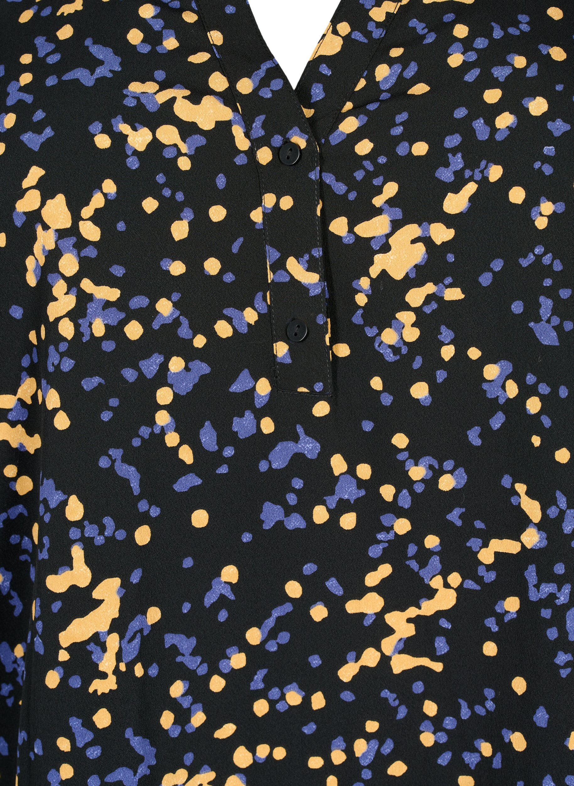 FLASH - Langærmet bluse med print