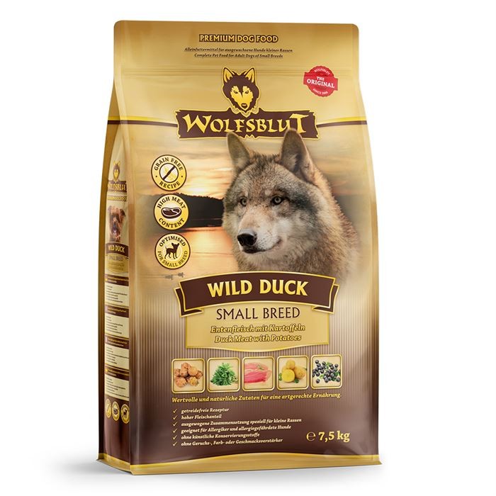 Wolfsblut - Wild duck, adult small 7,5 kg
