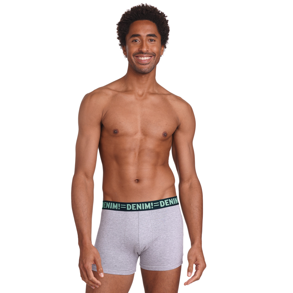 VanVaan Denim 3 Herren Retroshorts meliert salbei / hellgrau / dunkelblau