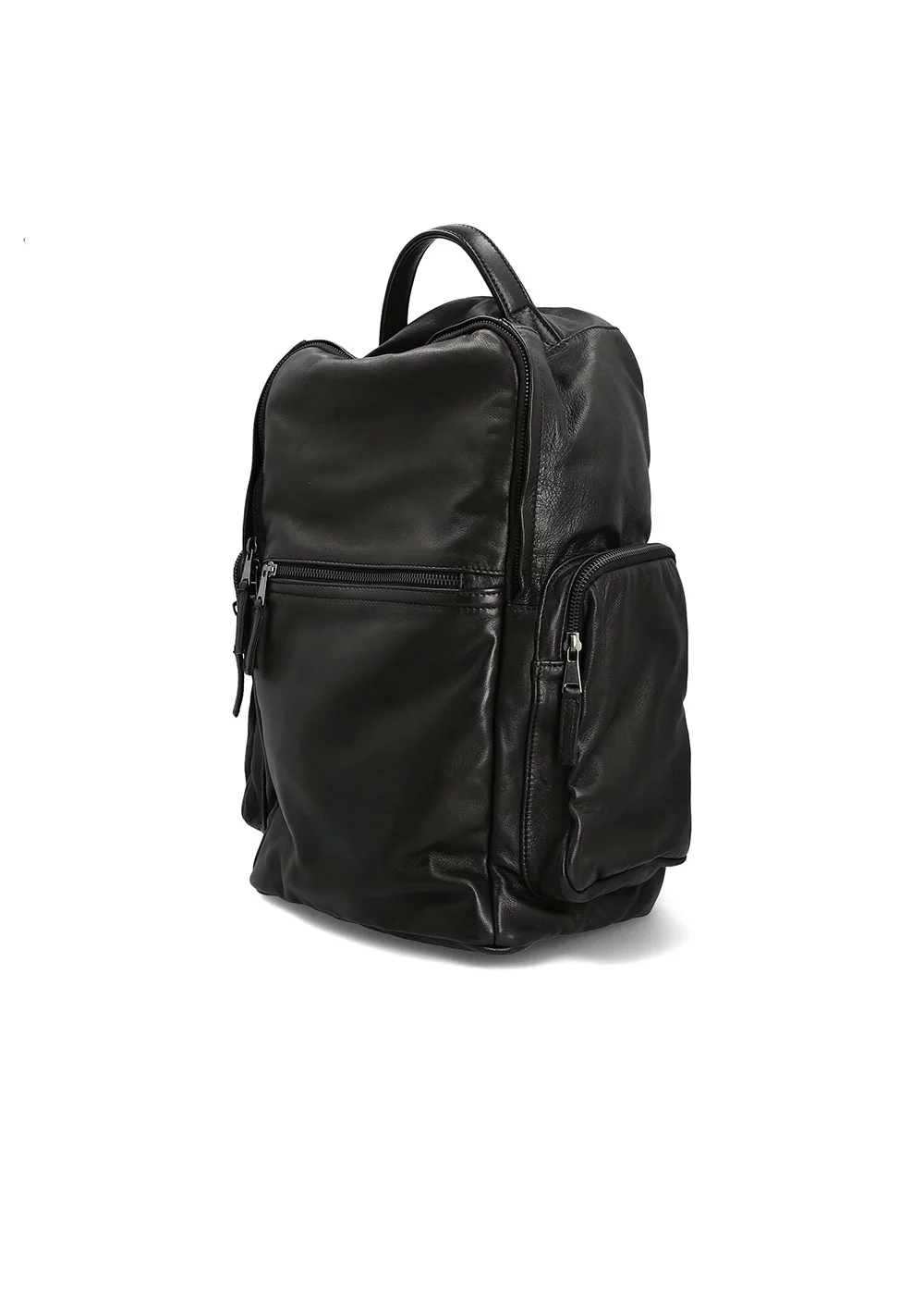 SAC A DOS FREDDY ZIP CUIR NOIR