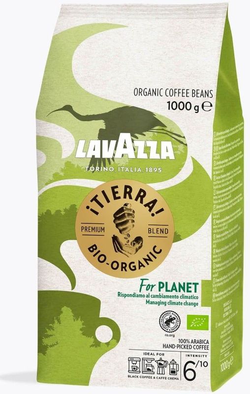 Lavazza - Tierra for Planet - Koffiebonen - Biologische 100% Arabica - 1 kg