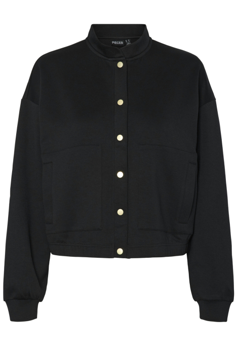 Pieces zwarte dames jas