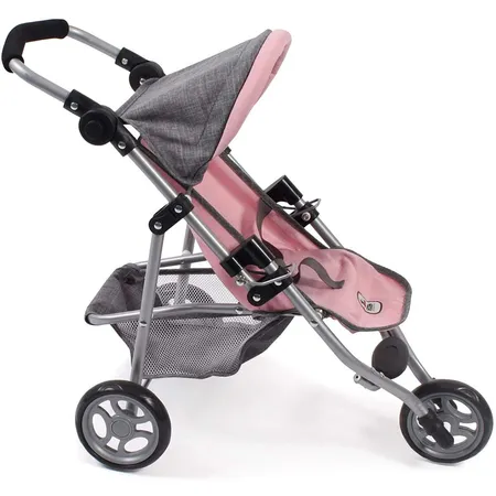 Bayer Chic Jogging-Buggy LOLA Melange grau-rosa