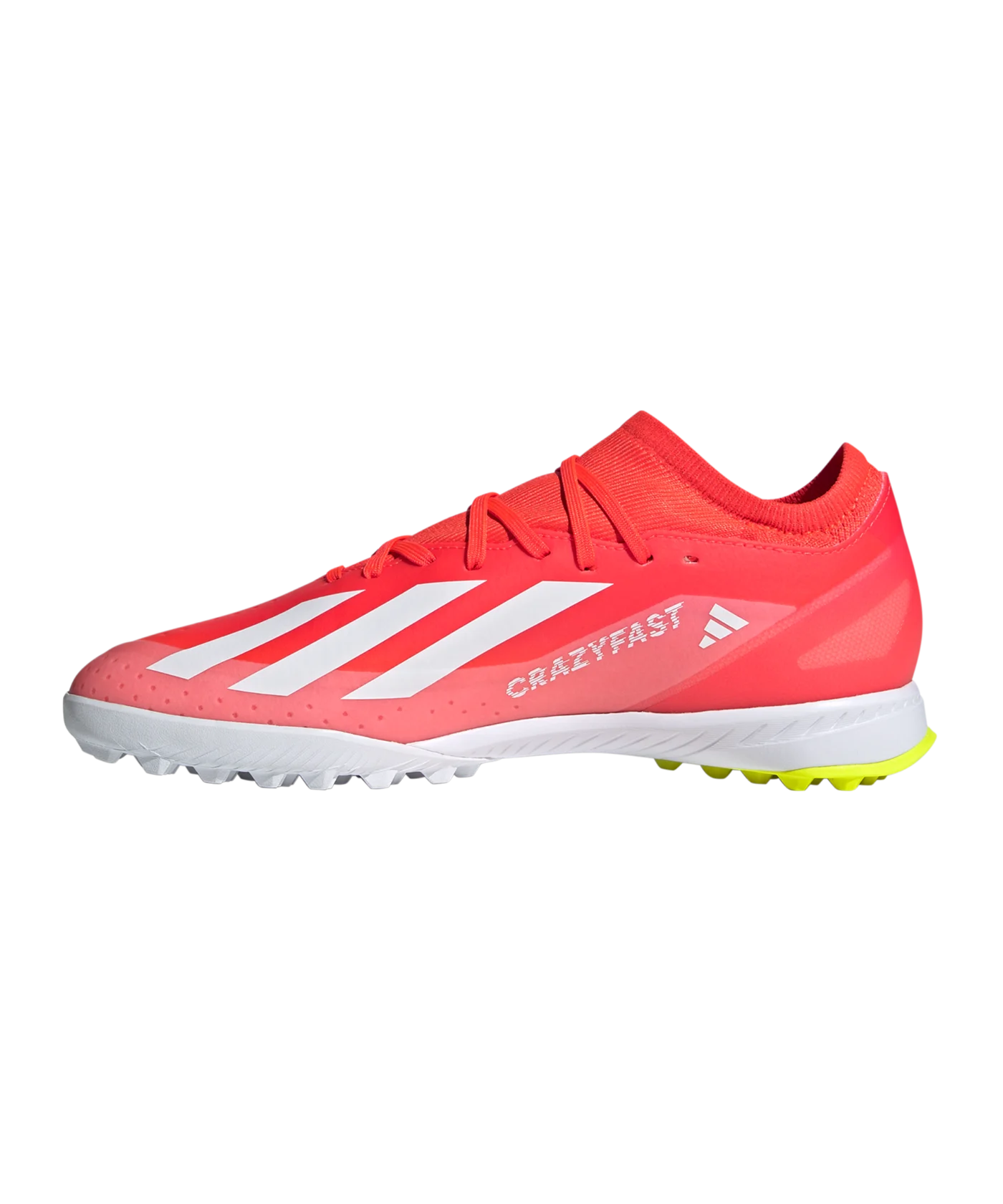 adidas X Crazyfast League TF Energy Citrus Rot Weiss Gelb