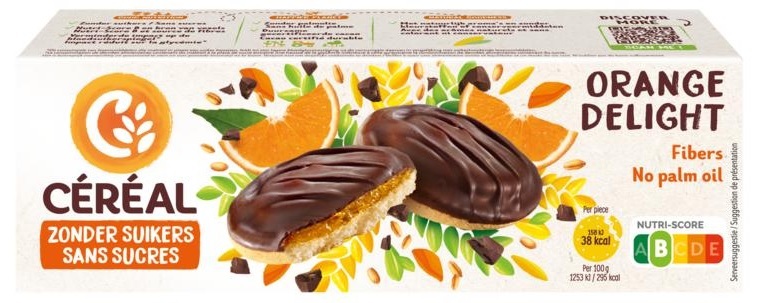 Céréal Koek Orange Delight 140 gram