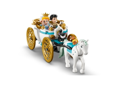LEGO Assepoesters kasteel en paardenkoets (43275)