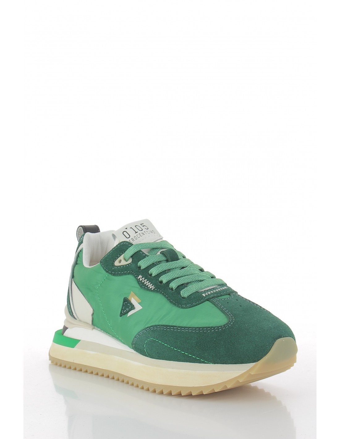 0-105 Baskets de ville femme lenox green vert