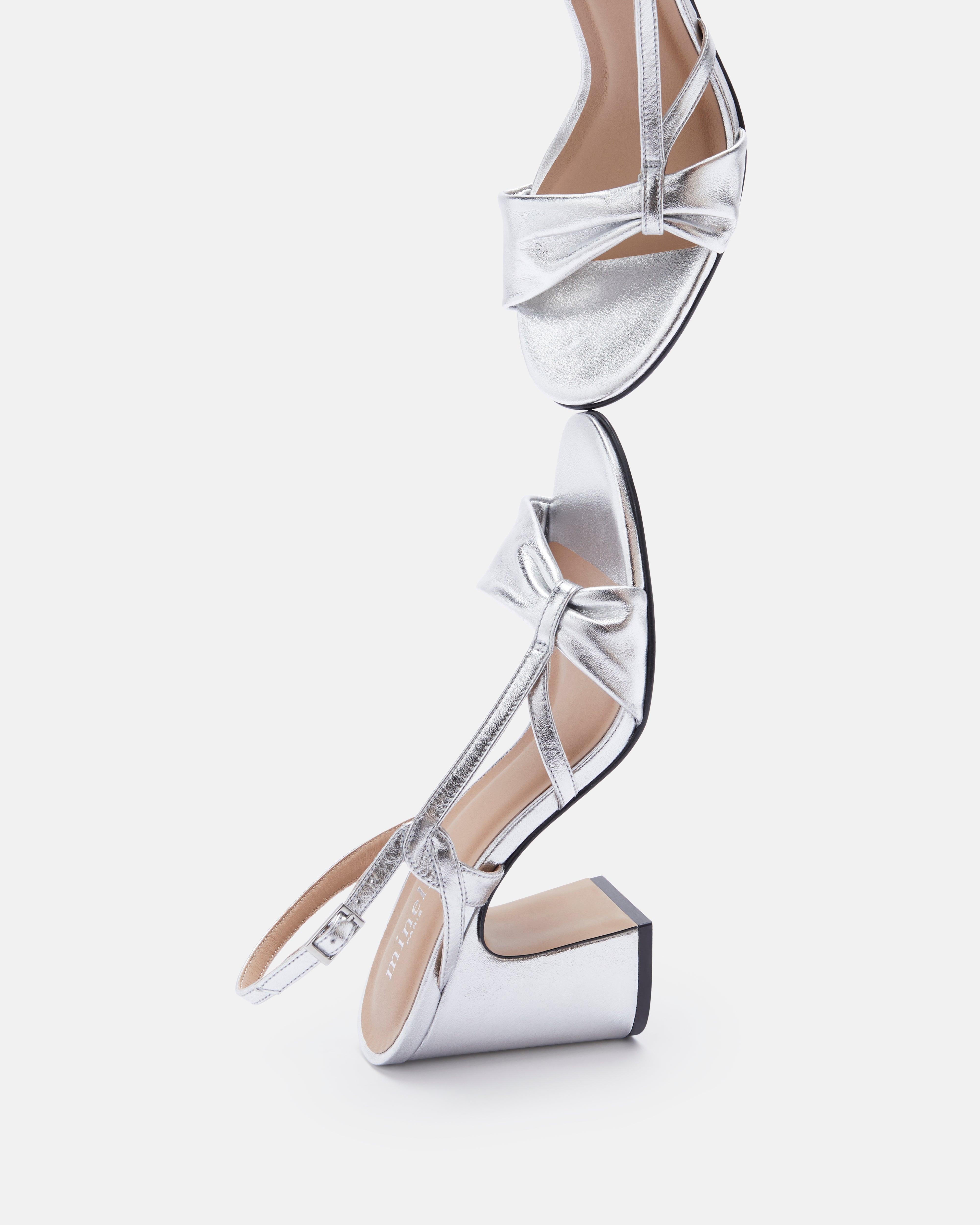 SANDALES KETI/MET ARGENT