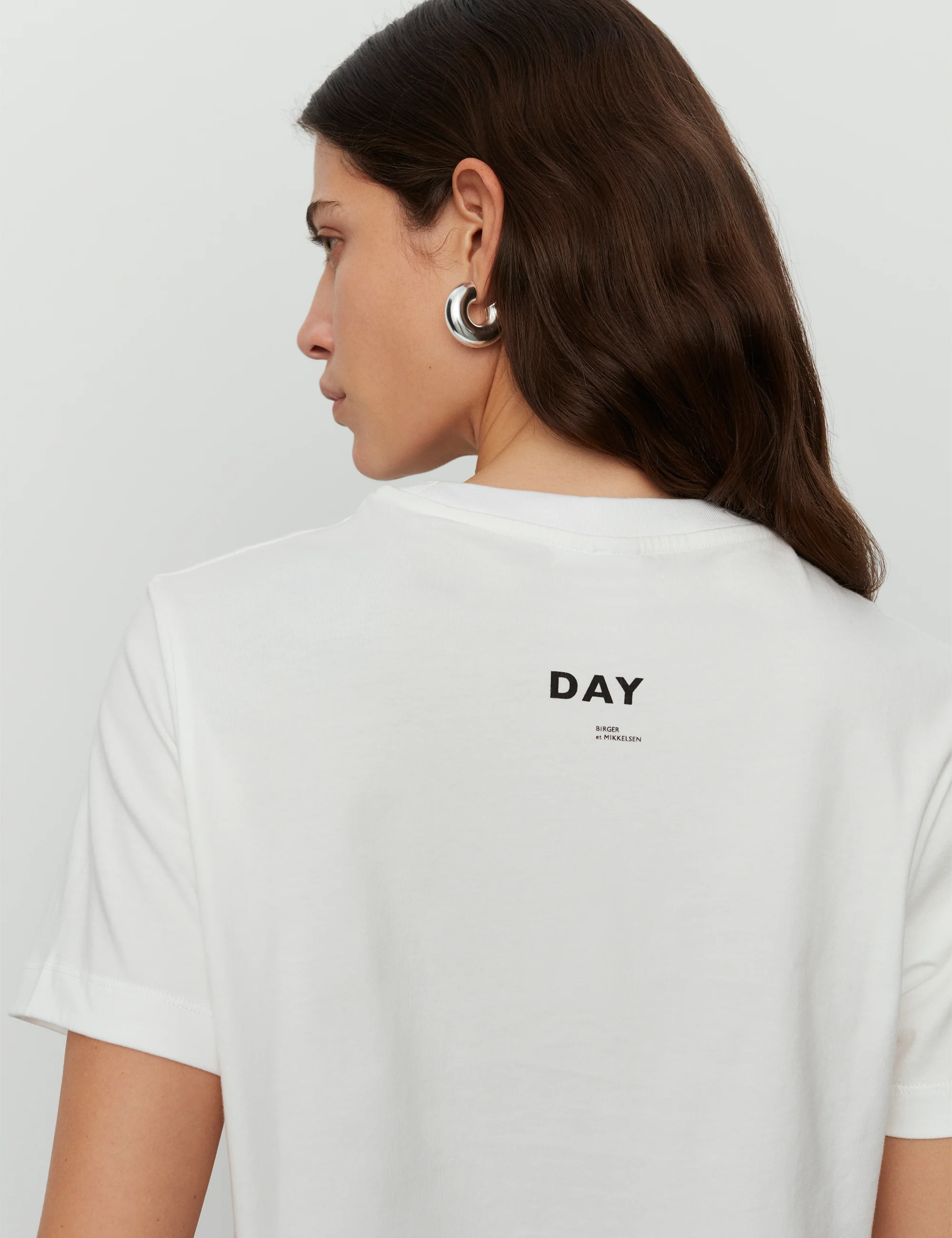 DAY Birger et Mikkelsen  Parry Heavy Cotton t-shirt - hvid