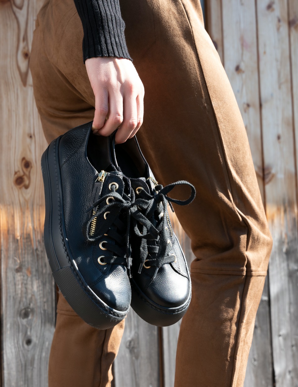 Glattleder Sneaker