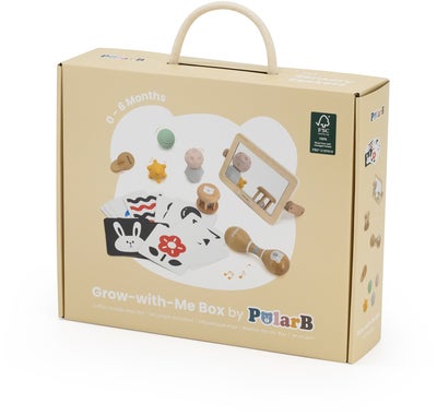 PolarB Grow-with-Me Aktivitetssett Sensory Seekers 0-6 Mnd