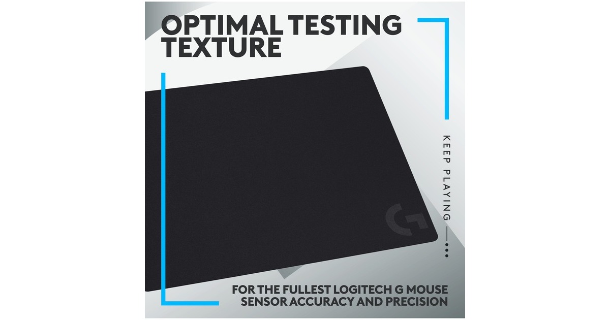 LogitechG240 stoffen Gaming muismat  (Zwart)