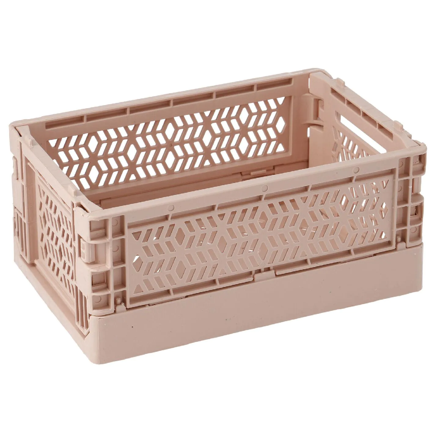 Klappbox, 15 x 9,5 x 6,5 cm, altrosa
