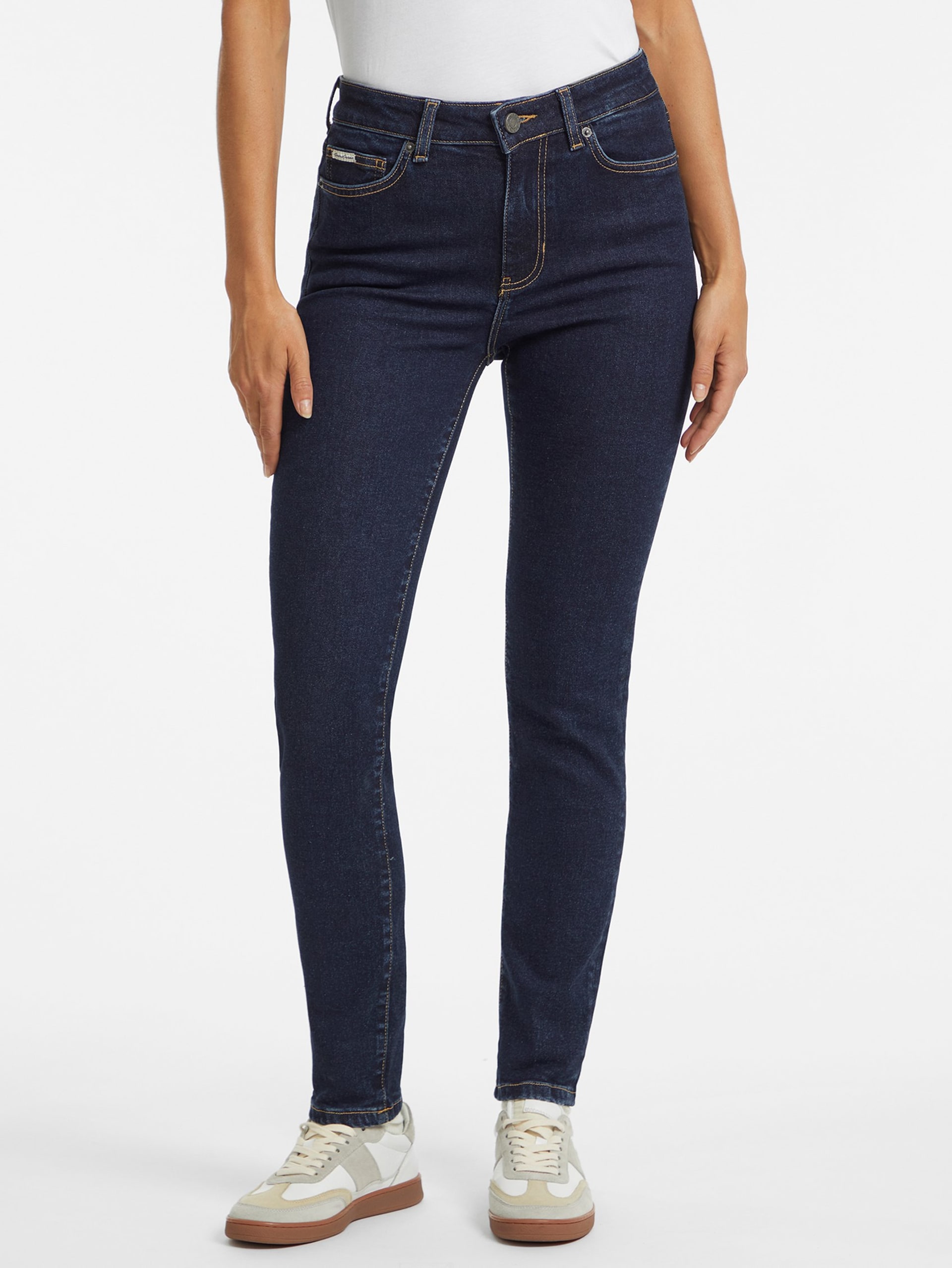 Calça jeans skinny de cintura alta G05