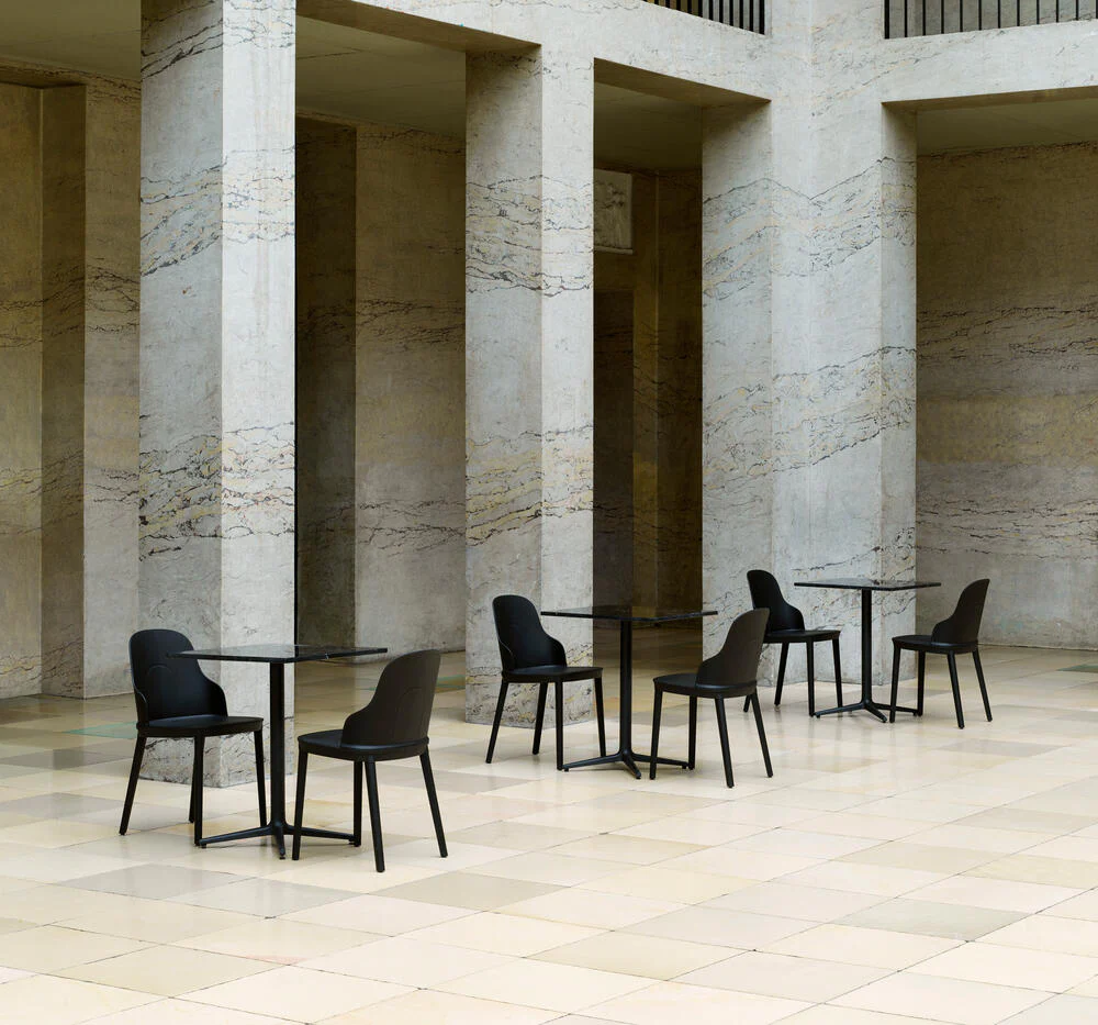 Normann Copenhagen  Allez stol, m/betræk Main Line Flax - sort