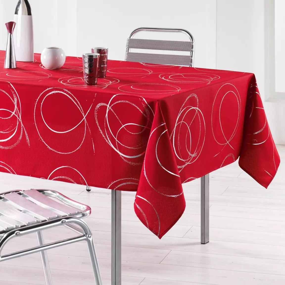 Nappe rectangulaire (150 x 240 cm) Bully Rouge