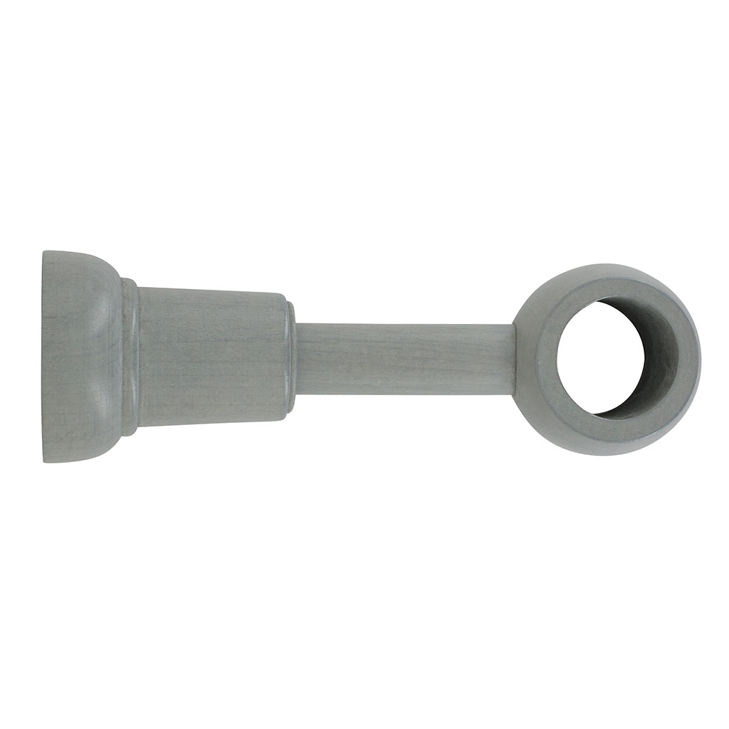 Support long réglable bois gris D 28mm