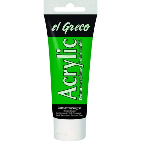 KREUL el Greco Acrylic Permanentgrün 75 ml Tube