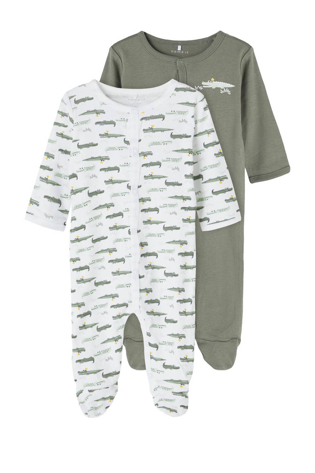 NAME IT baby pyjama NBMNIGHTSUIT - set van 2