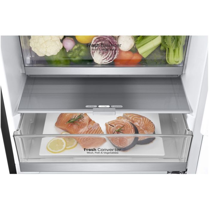 LG Kühl-/Gefrierkombination GBB92MCB2P Matte Black