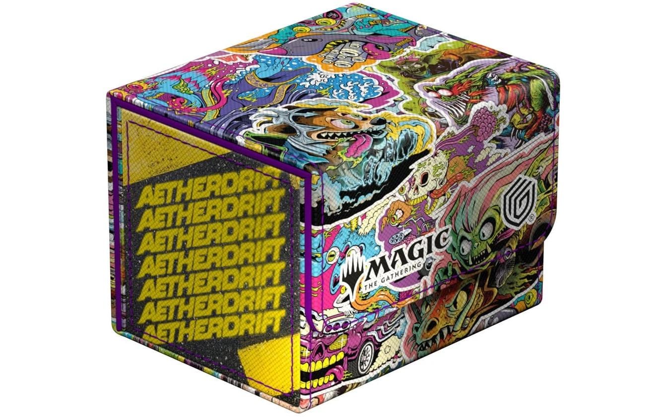 Kartenbox Sidewinder 100+ Aetherdrift Revved-Up RaversZur Aufbewahrung von Sammelkarten in Standardgrösse