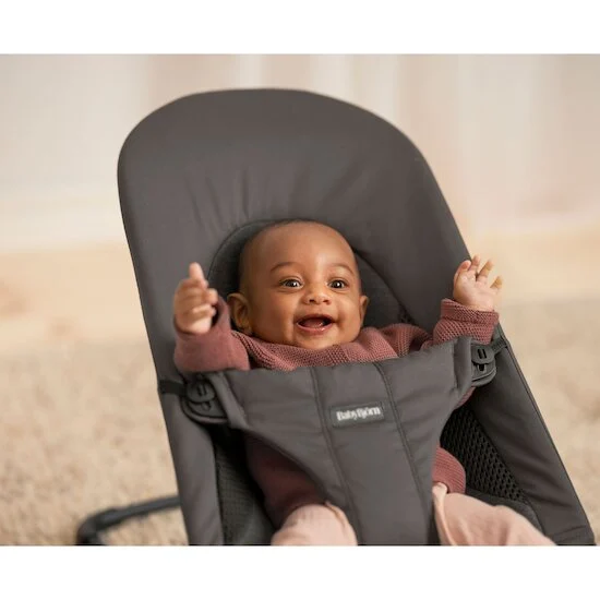 Transat Balance Soft Tri-Fab   Anthracite        de               BabyBjörn
