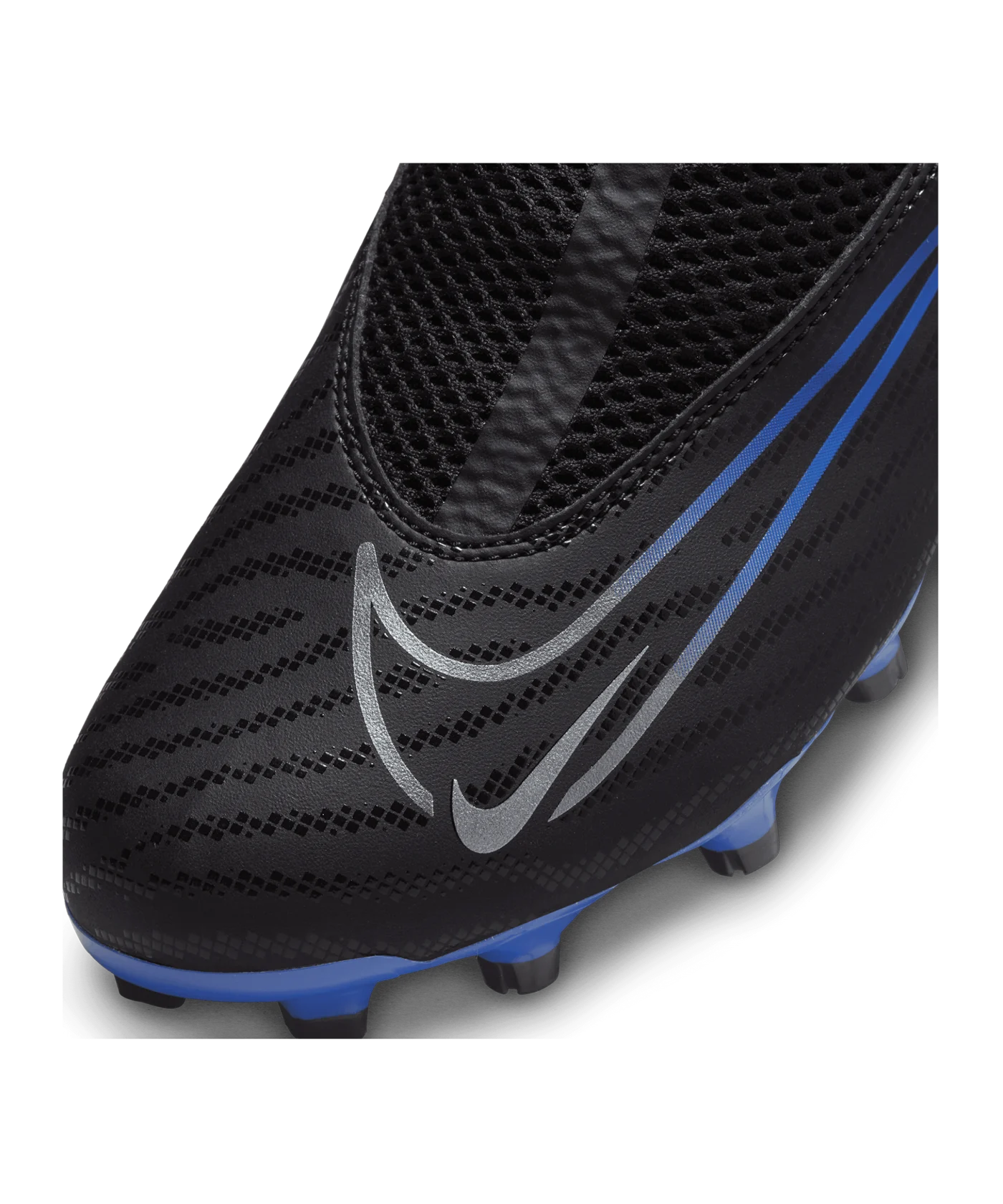 Nike Jr Phantom GX Academy DF FG/MG Shadow Kids Schwarz Silber Blau F040
