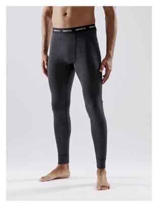 Collant Long Craft Core Wool Merino Noir