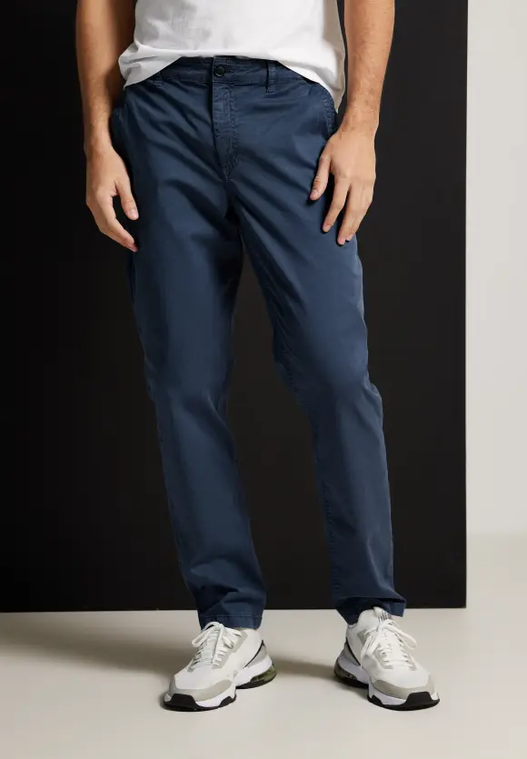 Regular Fit Chino - dark smoky blue