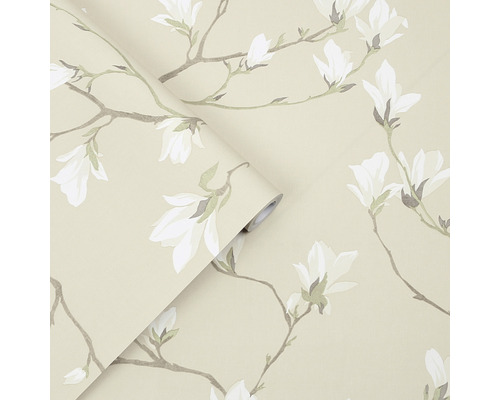 Vliesbehang 113353 Laura Ashley Magnolia Grove Beige