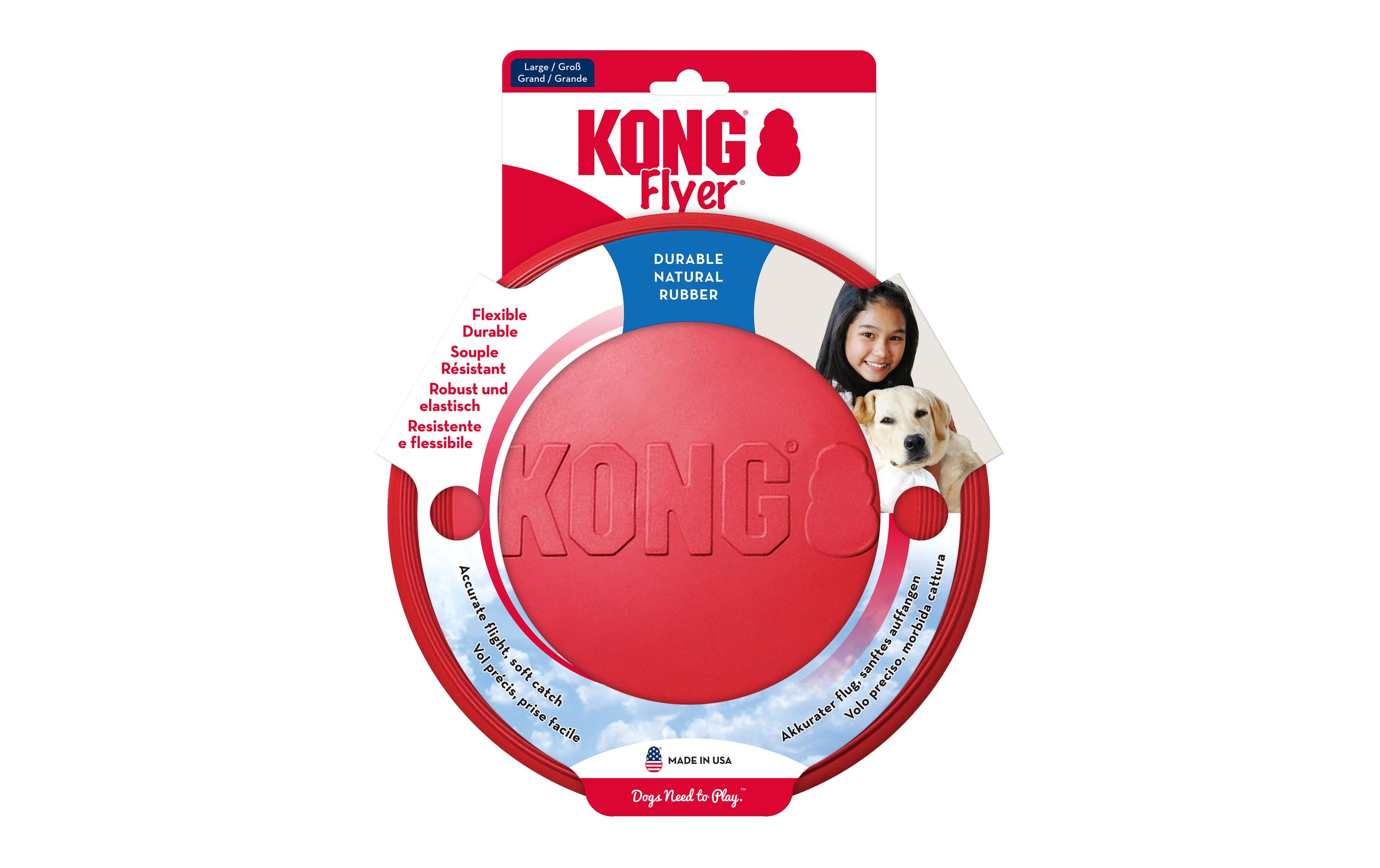 Hunde-Spielzeug Flyer Frisbee, Ø 23 cm, rotWurfspielzeug für Ihren vierbeinigen Freund
