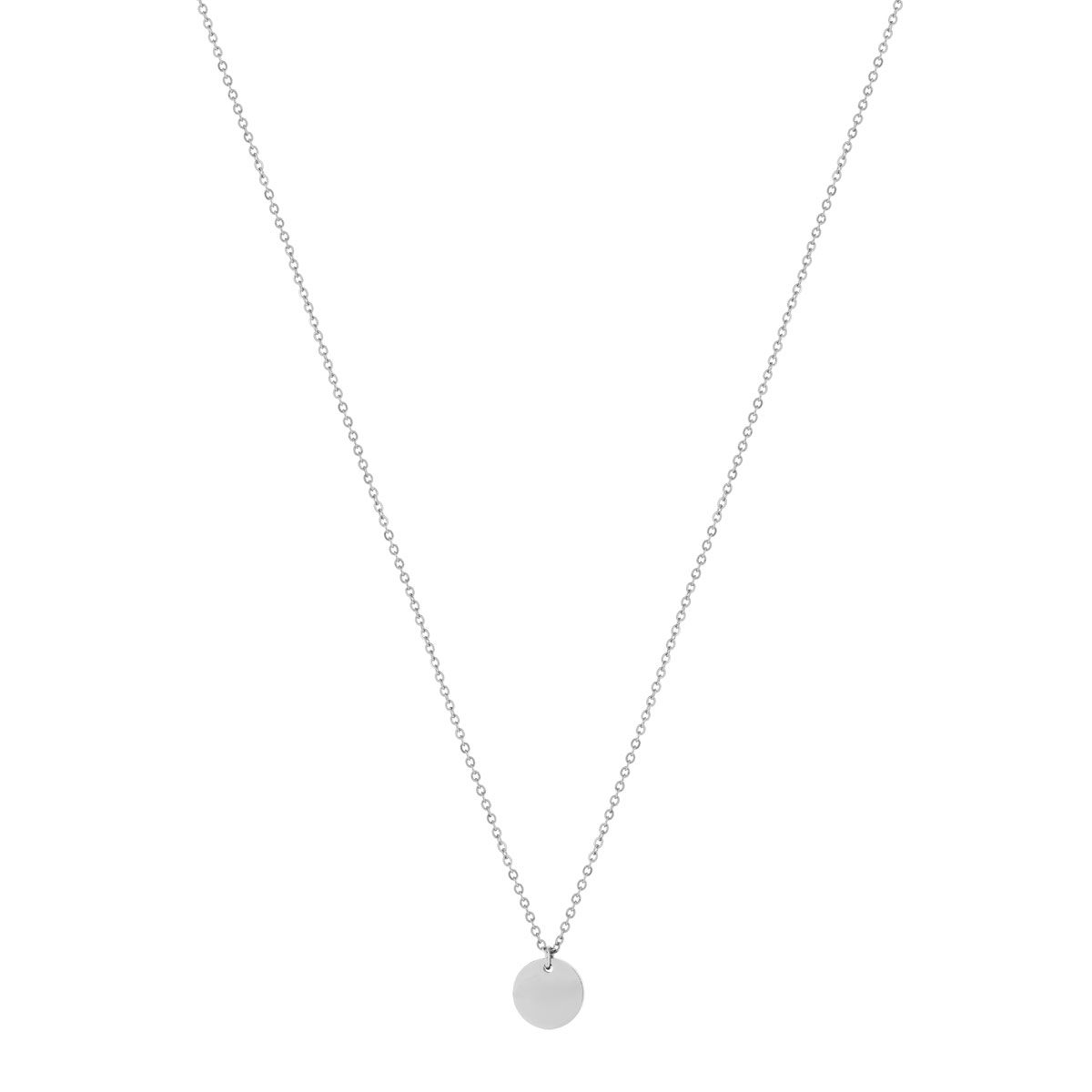 Collier acier maille forçat 45 cm