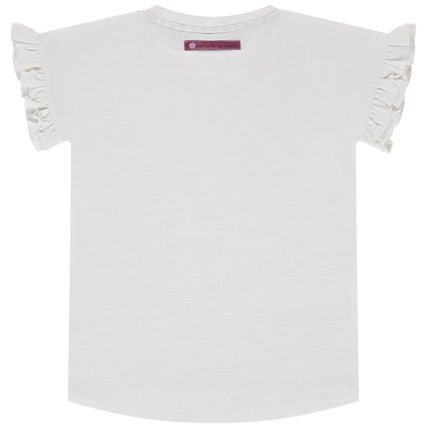 Stains & Stories peuter T-shirt korte mouwen effen wit
