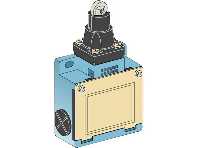 TELEMECANIQUE SENSORS Endestop komplet. Metal. Stempel og rulle. 2NO   2NC. 3 x M20 kabel tilgang