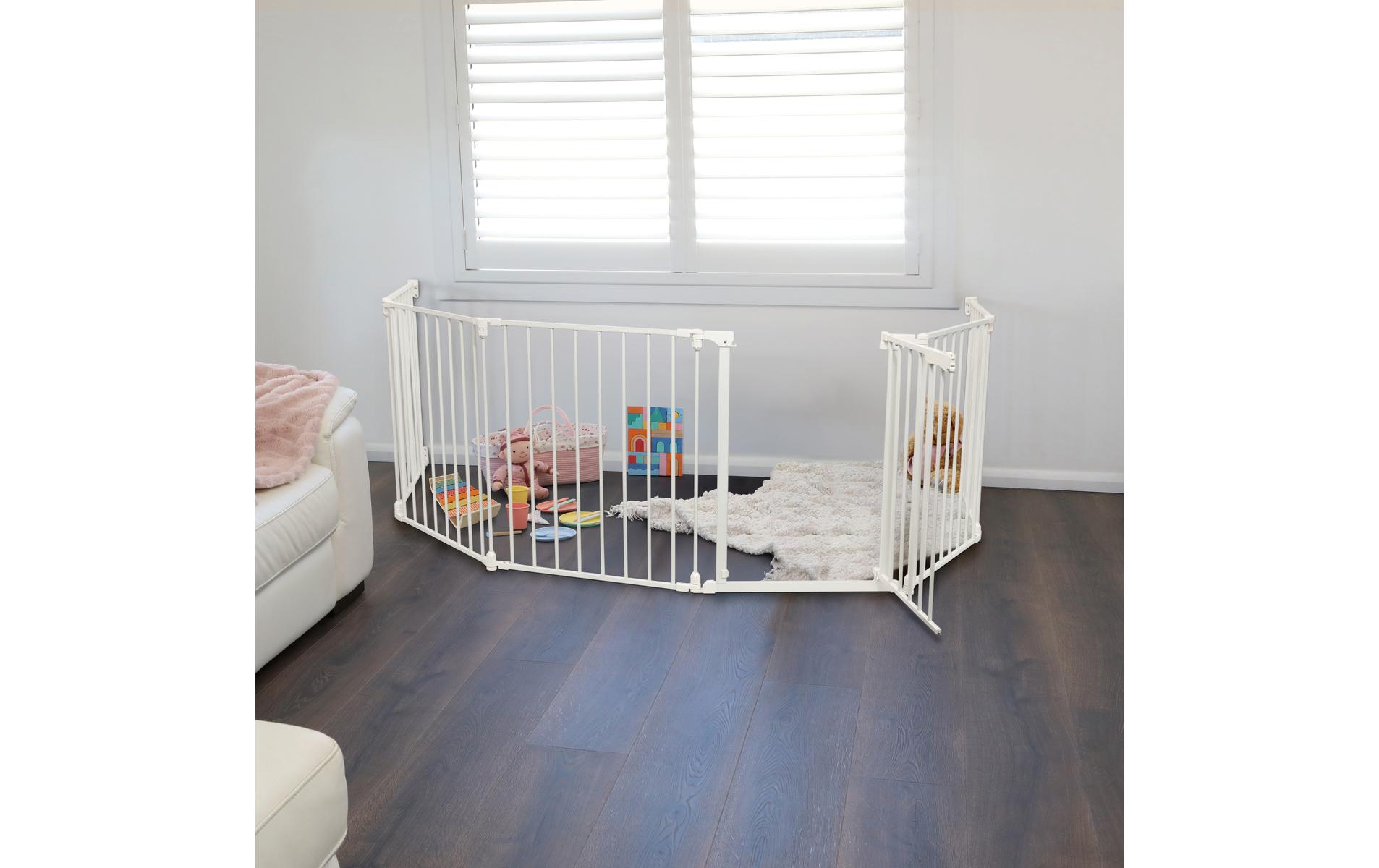 Laufgitter Discovery 6 Paneele Converta Weiss<br>Laufgitter vielseitig einsetzbar