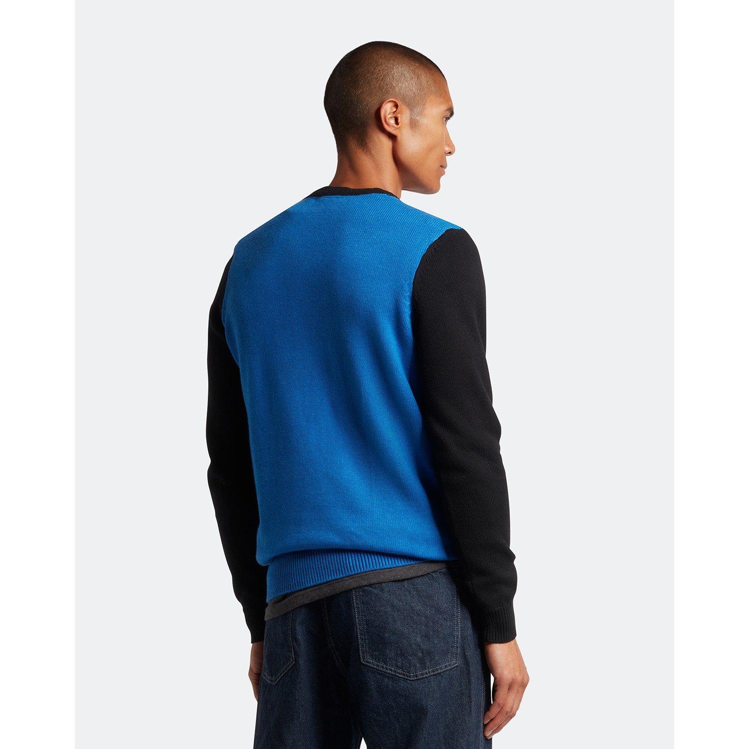 Lyle and Scott Colour Block Sweater
