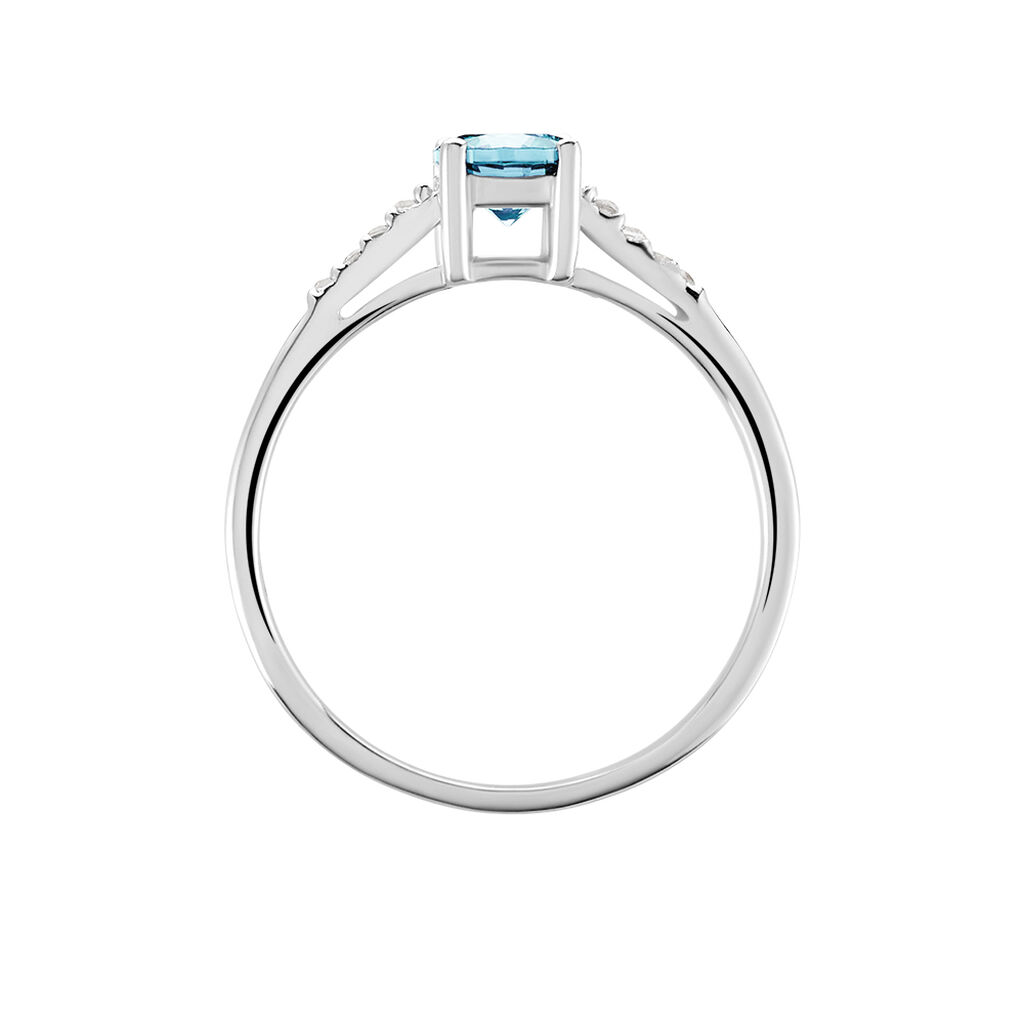 Bague Rio Argent Blanc Oxyde De Zirconium