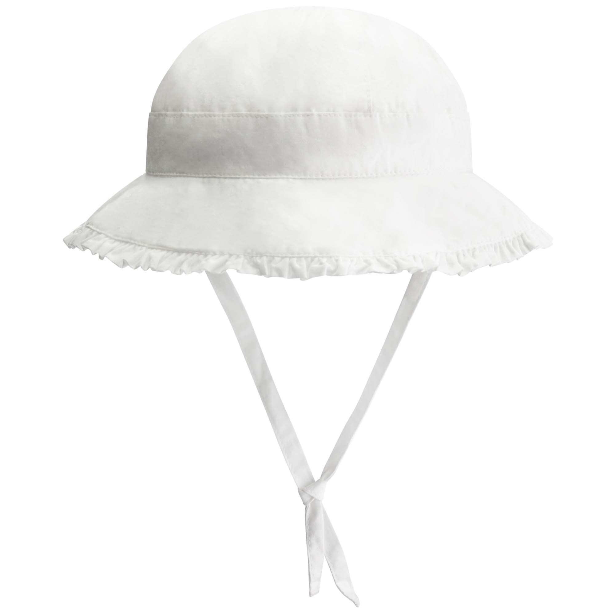 Prénatal zonnehoed   wit