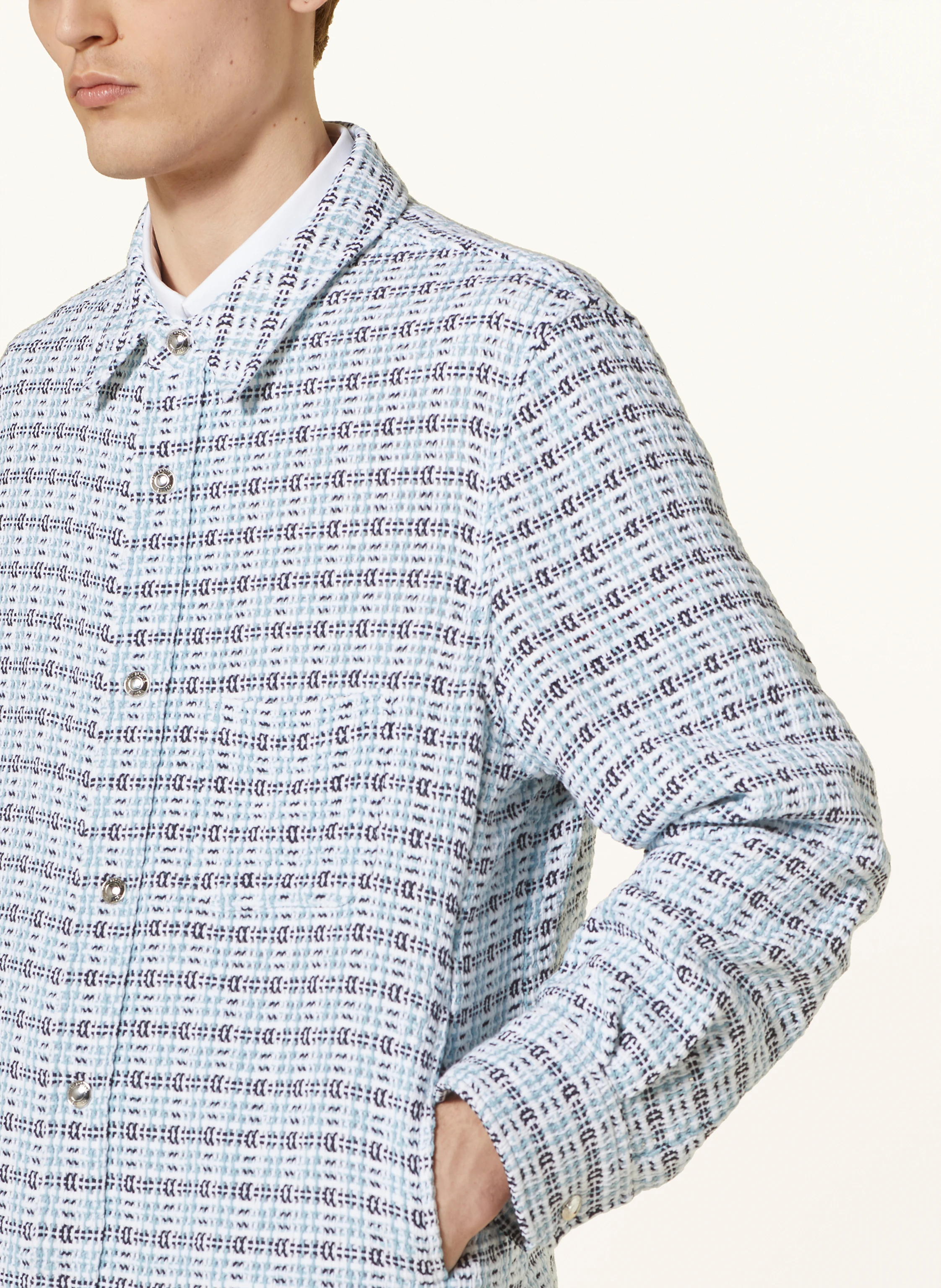 THOM BROWNE. Tweed-Overshirt