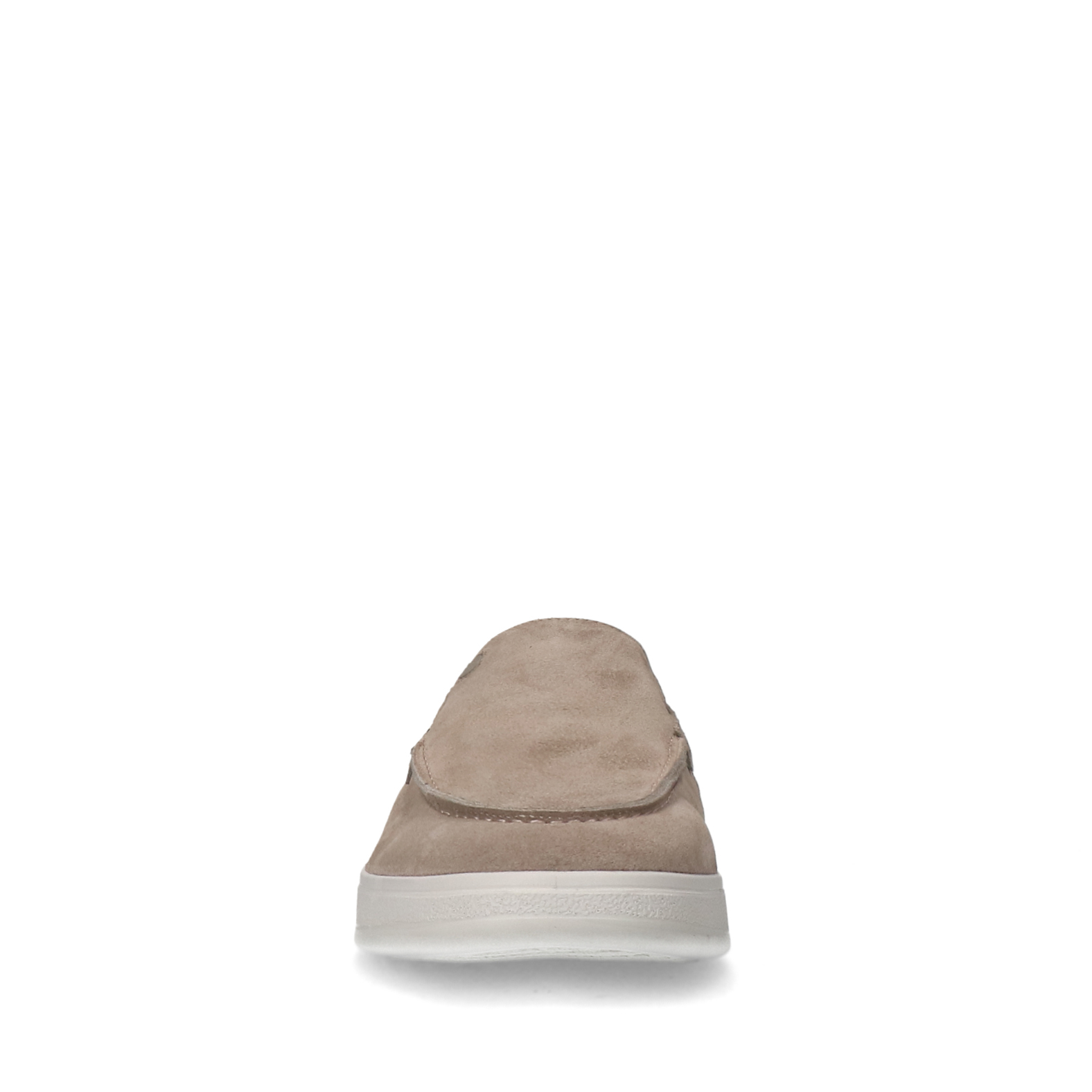 Beige suède loafers