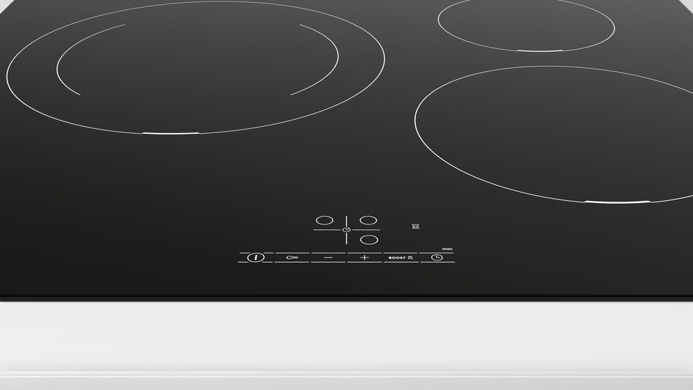 Bosch PUC611AA5E - Série 2 - Table de cuisson à induction - 3 brûleurs - Noir