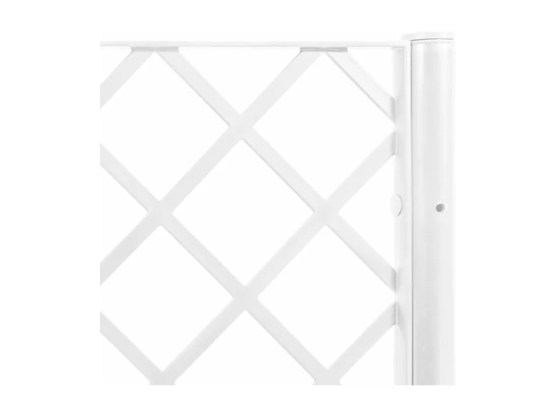 Jardinière bac lit surélevé blanche 160 x 160 x 140 cm 02_0038258
