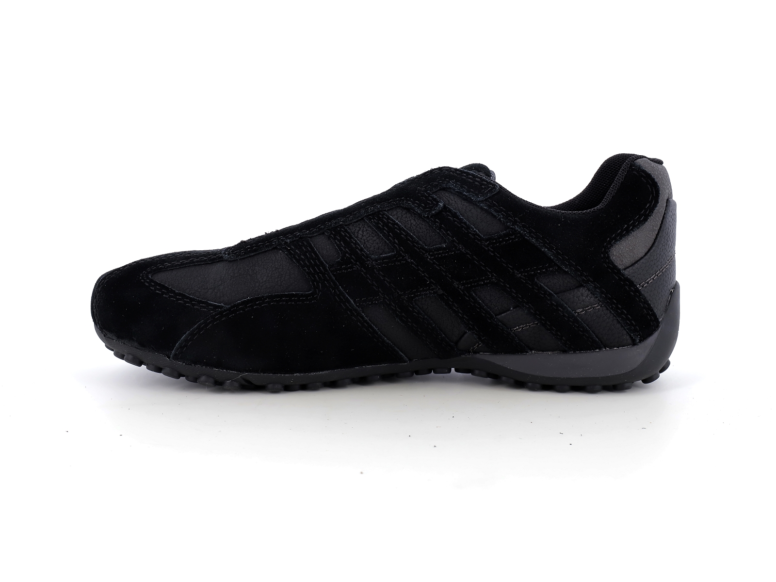 Geox-UOMO SNAKE U4207L Matières combinées Noir