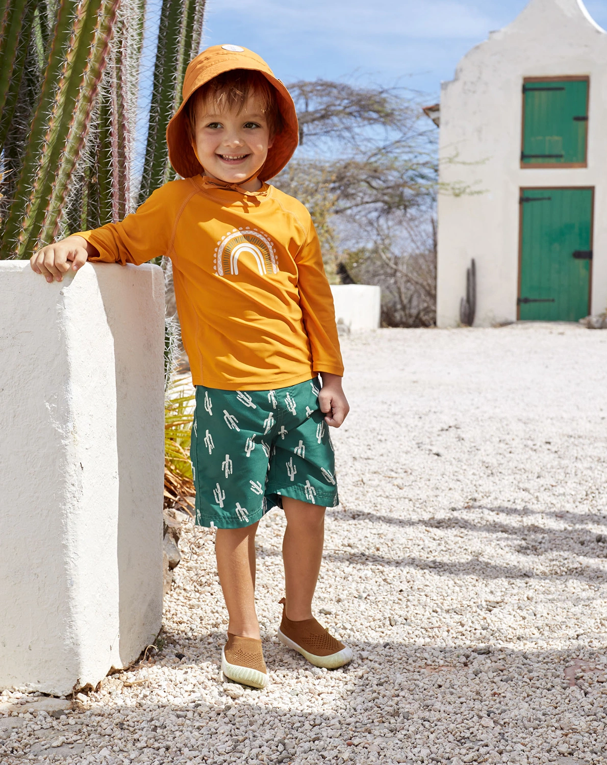 Badeshorts CACTUS in green