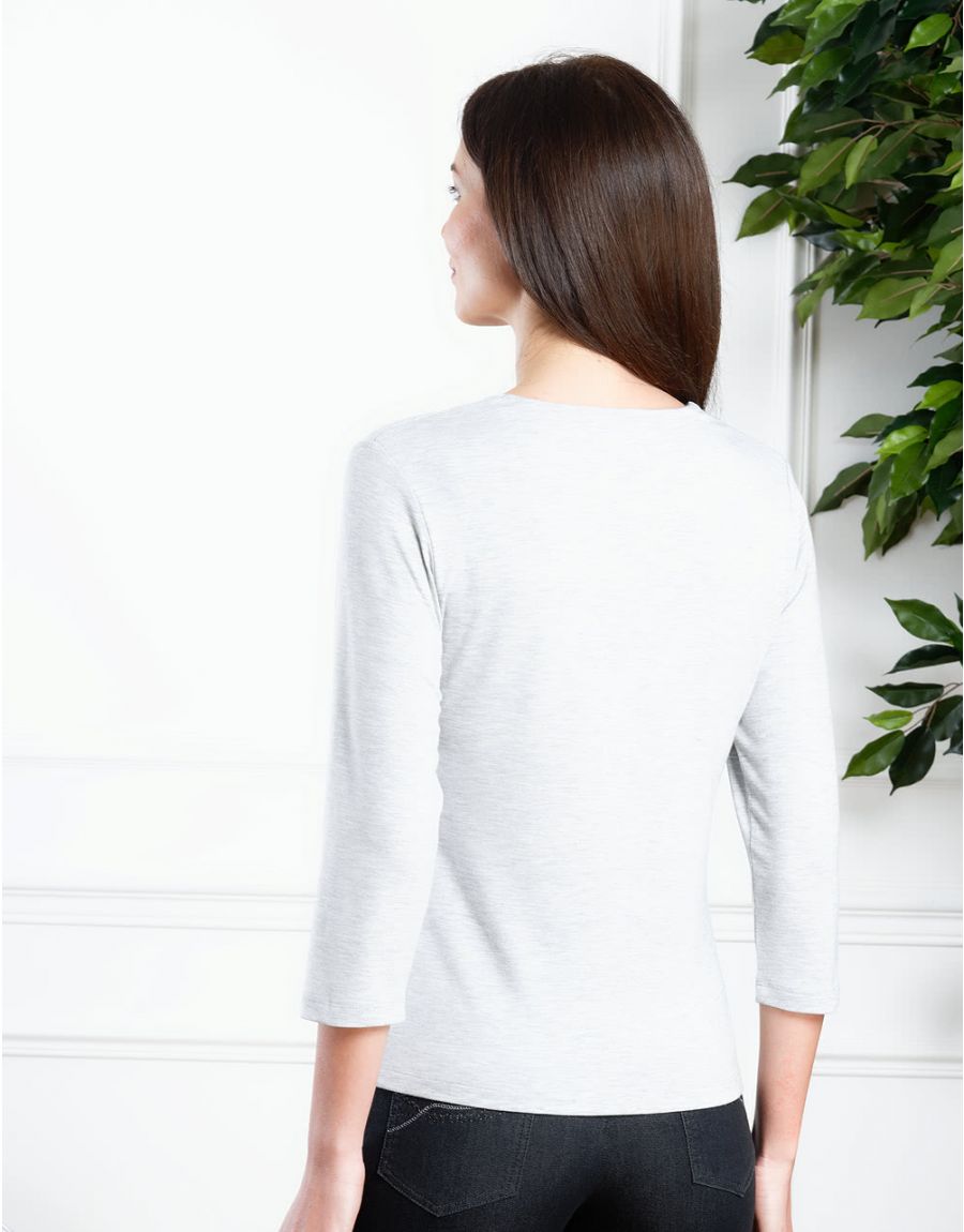 T-shirt gris illustration