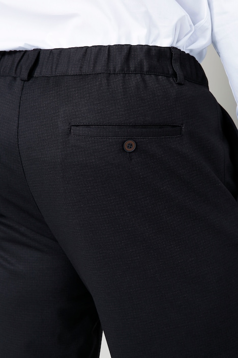 Boston Park Hose, Slim Fit, Alloverdruck, Elastikbund, 4-Pocket, bis 35