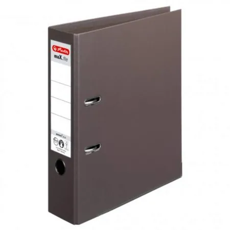 Herlitz Ordner maX.file protect plus A4 8cm braun