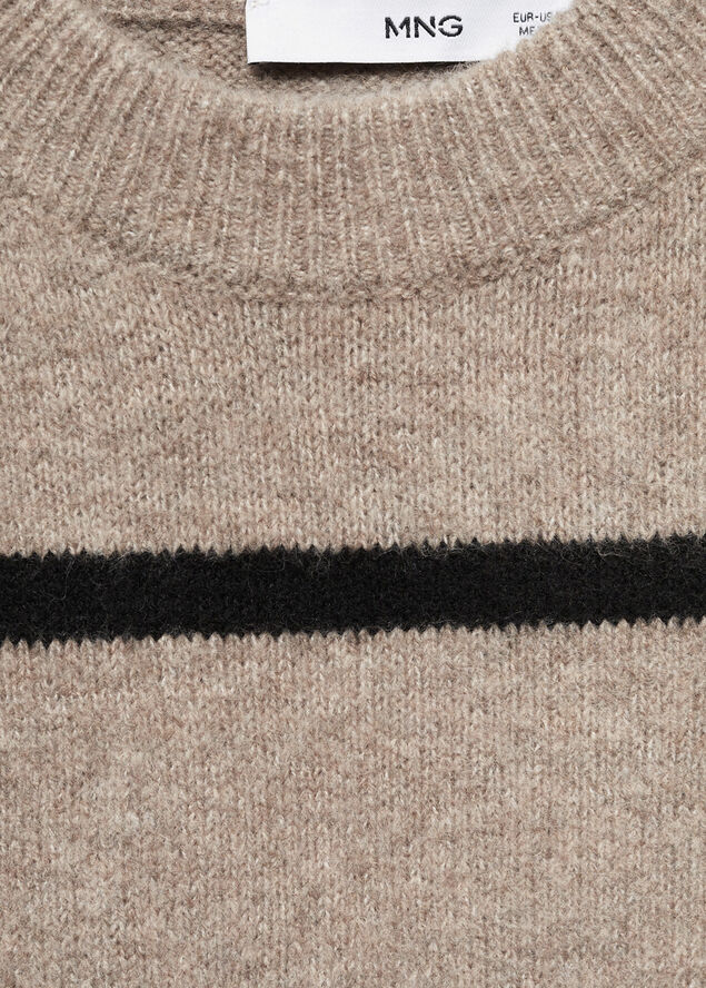 MANGO SWEATER. -- MARINA Medium brown
