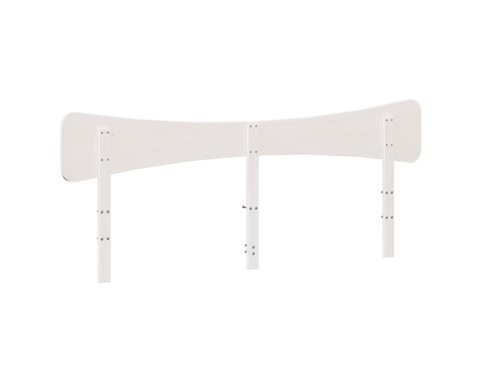 VIDAXL - Tête de lit blanc 200 cm bois massif de pin